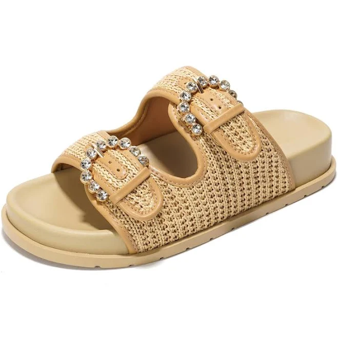 Women's Genuine Leather Slides