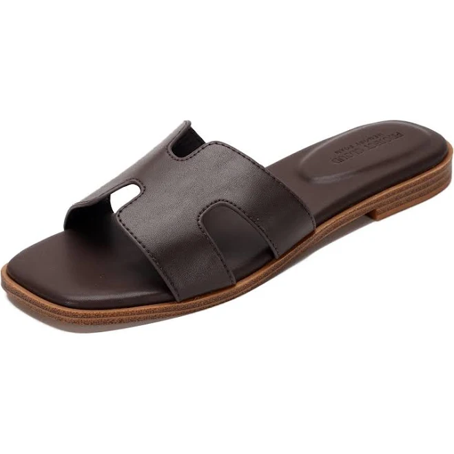 Jannel Women's Memory Foam Leather Sandals