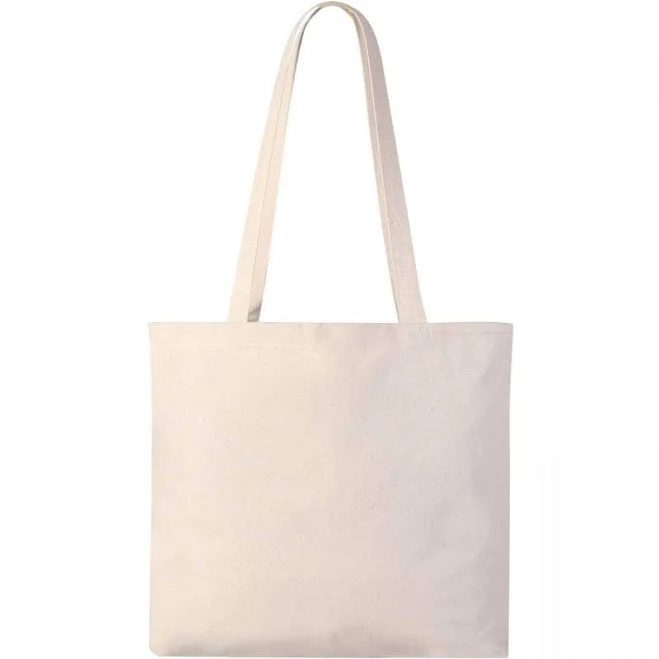 Large canvas tote bag with shoulder straps