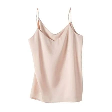 Women's Silk Satin Spaghetti Strap V-Neck Camisole