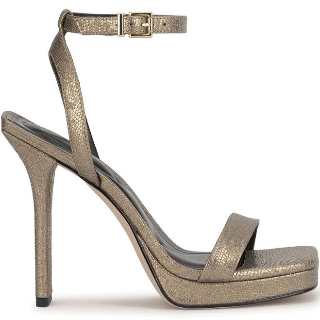 Flat leather slide sandals with minimalist straps