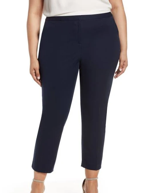 Vince Camuto Women's Stretch Twill Crop Pants