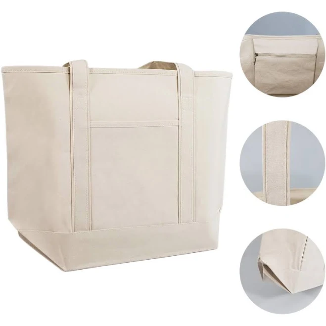 Jumbo Heavy Canvas Deluxe Tote Bag