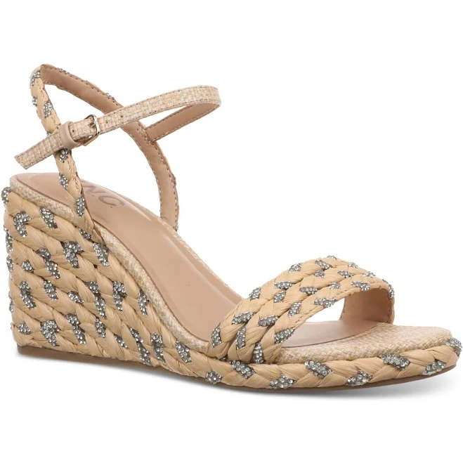 INC International Concepts Women's Gillaa Espadrille Wedge Sandals