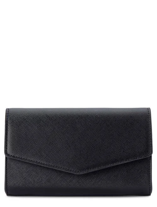 Olga Berg Nic Faux Leather Clutch