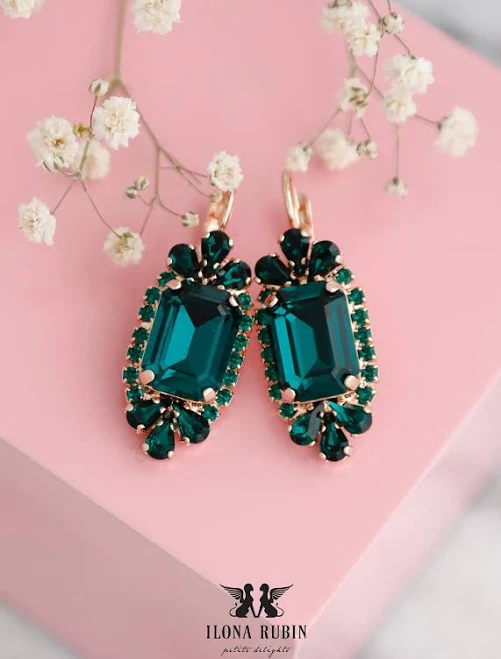 Emerald Drop Earrings