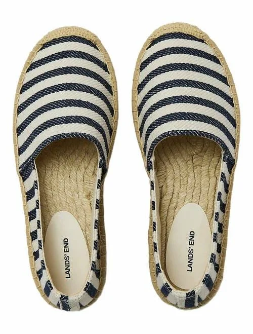 Lands' End Women's Classic Espadrille Flats