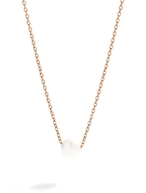 Mint & Lily Floating Pearl Necklace Gold-Tone at Nordstrom