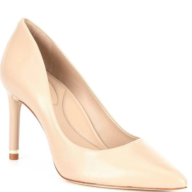 Antonio Melani Kara Leather Classic Pointed Toe Pumps