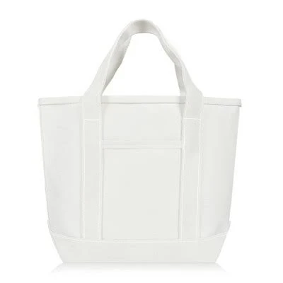 Dalix 14" Mini Small Cotton Canvas Gift Tote Bag