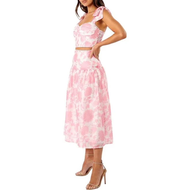 Petal & Pup Women's Elle Floral Two Piece Set
