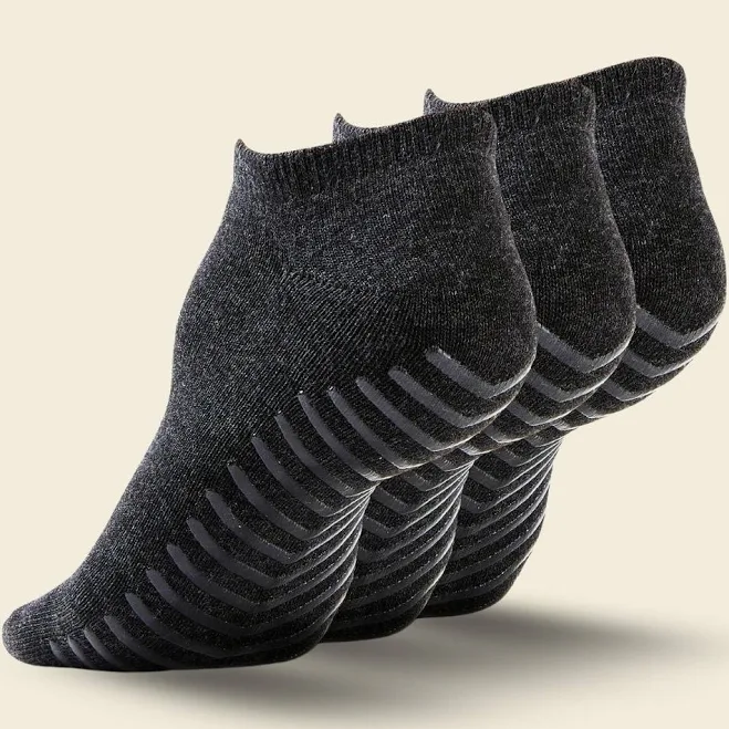 Men's 3-Pack Ankle Grip Socks
