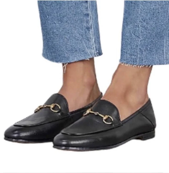 Gucci Women's Brixton Leather Horsebit Loafers