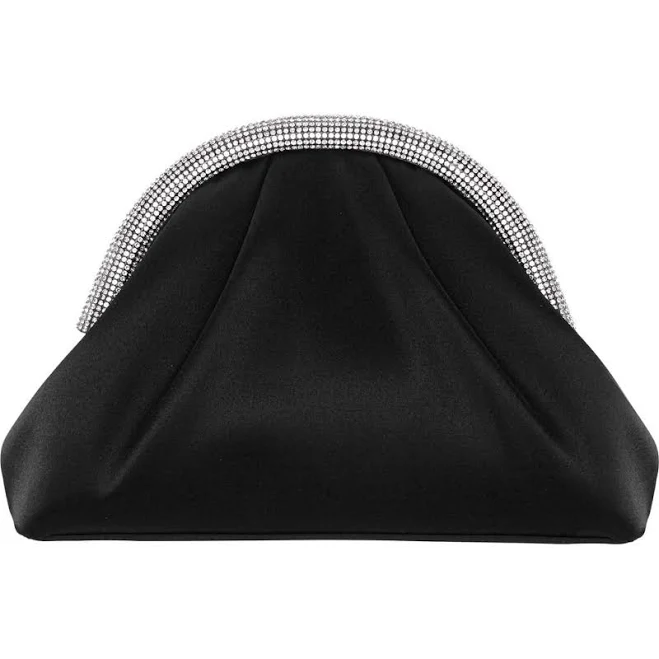 Nina Jane Crystal Trim Magnetic Clutch