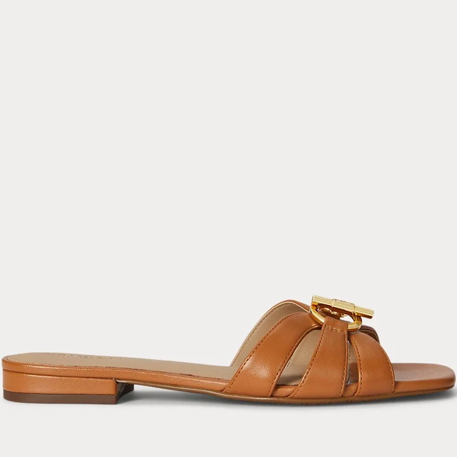 Blaike Nappa Leather Slide Sandal