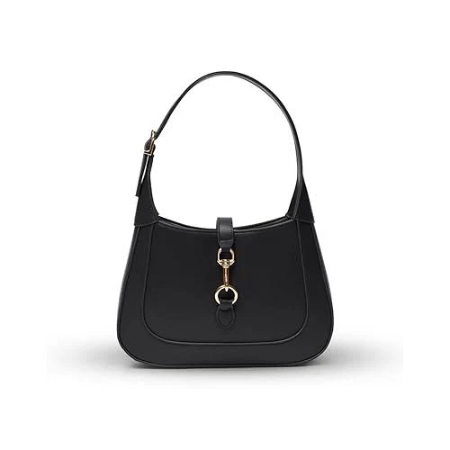 Shoulder Bag for Women - Small Shoulder Purses - Top Handle Structured Handbags - Adjustable Strap Vegan Leather