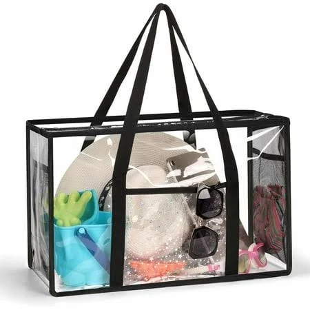 AEL Clear Beach Waterproof PVC Tote Bag