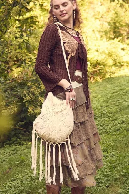 Crochet Crossbody Bag