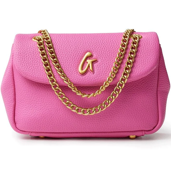 Glam-Aholic Lifestyle Pebble Vegan Leather Mini Flap Bag