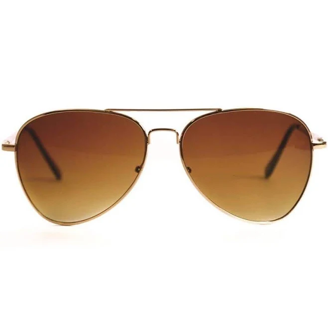 Shadedeye Gold Aviator Sunglasses