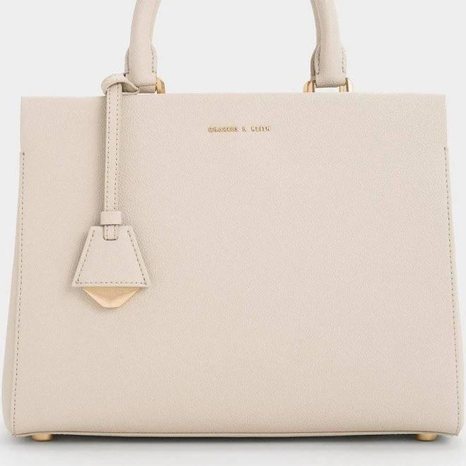 Charles & Keith Mirabelle Structured Top Handle Bag