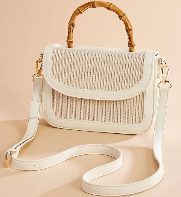 Mini shoulder bag with silver chain strap