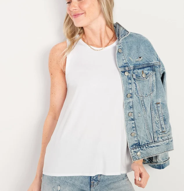 Old Navy Women's Luxe Sleeveless Top