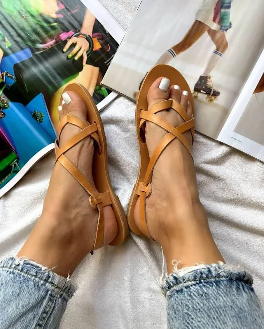Women's Leather Gladiator Sandals