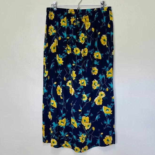Vintage Roses Midi Skirt