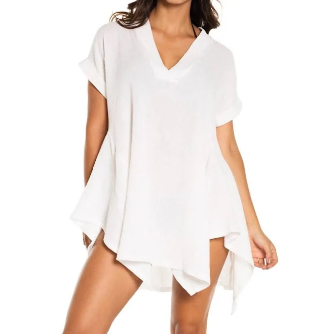 Elif Women's V-Neck T-Shirt Dress
