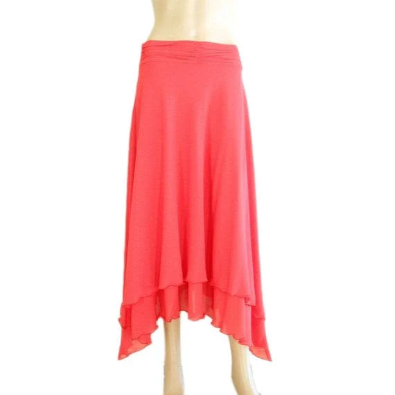Long Chiffon Maxi Skirt