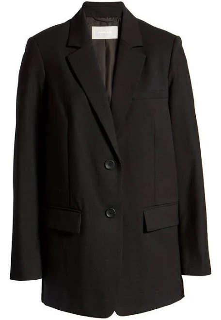 Everlane The Oversize Blazer in Black at Nordstrom, Size 2