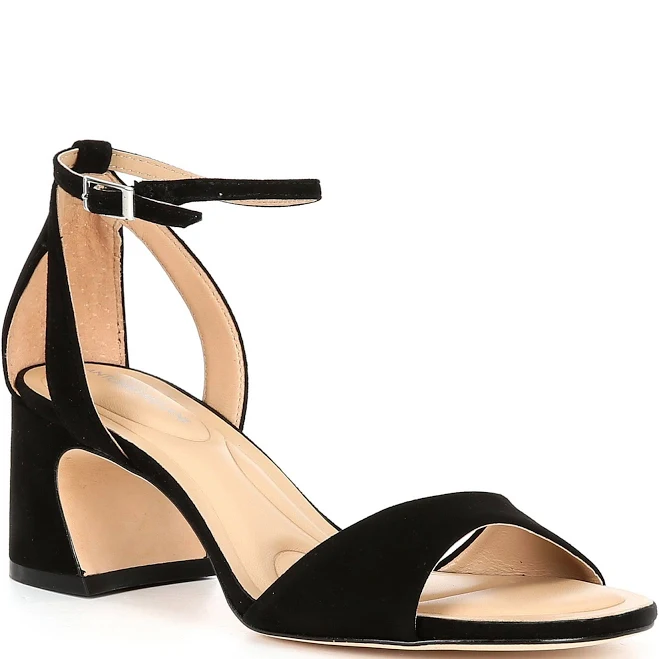 Antonio Melani Alice Suede Block Heel Sandals