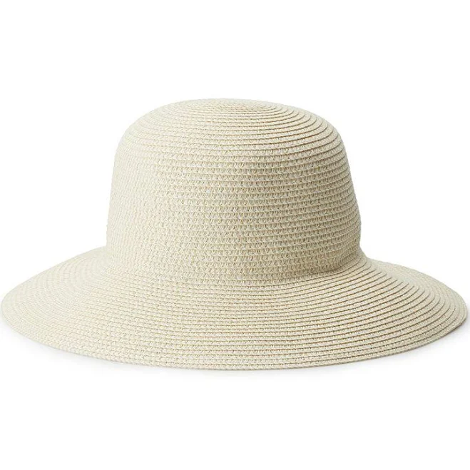 Women's Sonoma Goods For Life Packable Straw Floppy Hat, Ivory