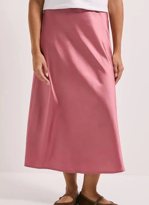 Dorothy Perkins Women's Satin Bias Cut Skirt