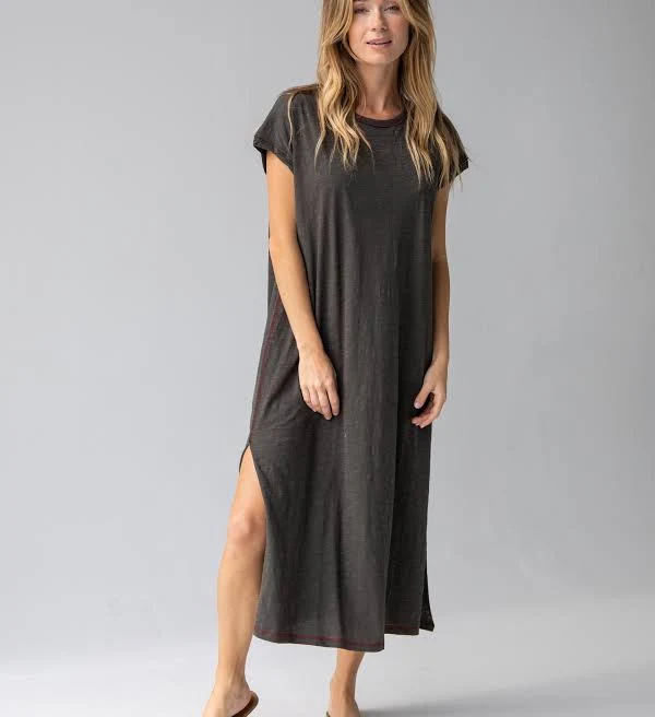 Frankie Knit Cotton Tee Midi Dress