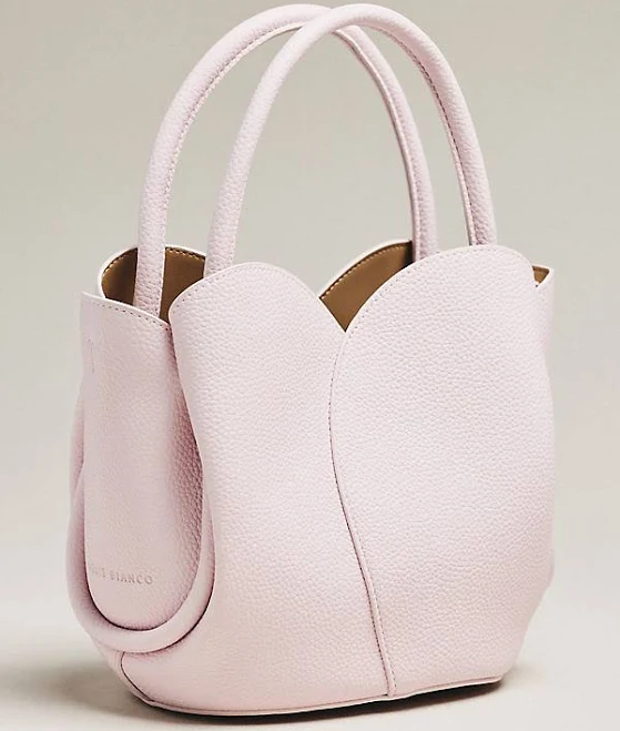Tulip Top-Handle Crossbody Tote by Melie Bianco in Pink at Anthropologie