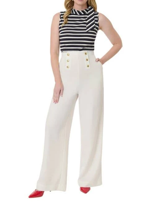 Smak Parlour Women's Plus Size Wide Leg Sailor Pants