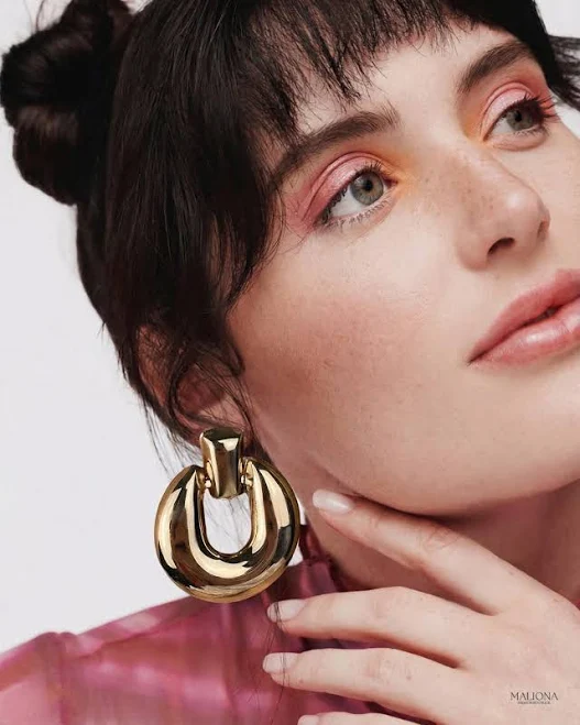 Sculptural Modern Hoop Earrings