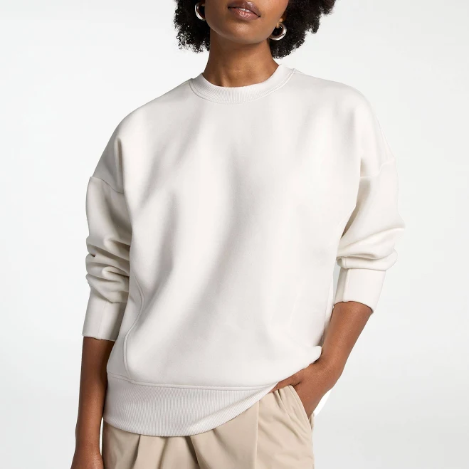 Calia Women's Soft Scuba Brushed Fleece Crew Sweatshirt