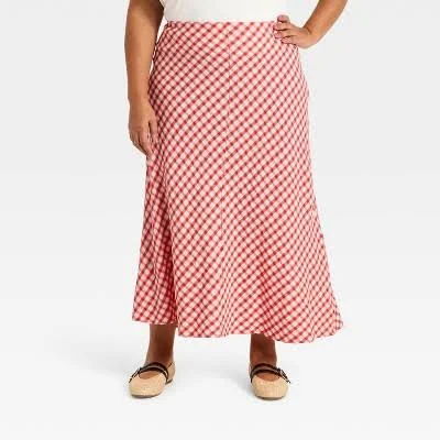 Women's Universal Thread Printed Midi Full Skirt
