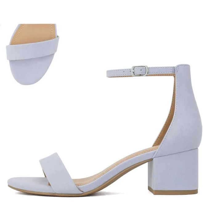 Striking Statement Classic Strap Block Heel
