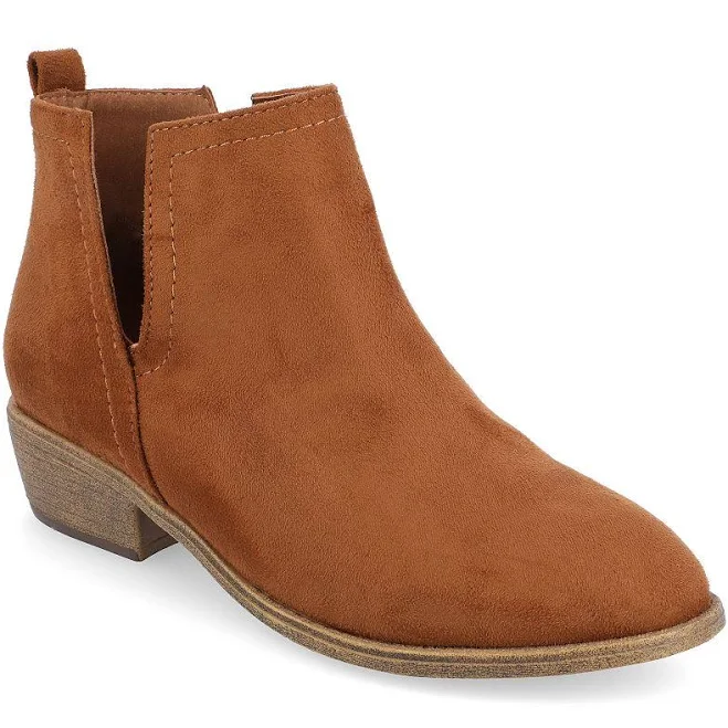 Journee Women's Collection Rimi Block Heel Booties
