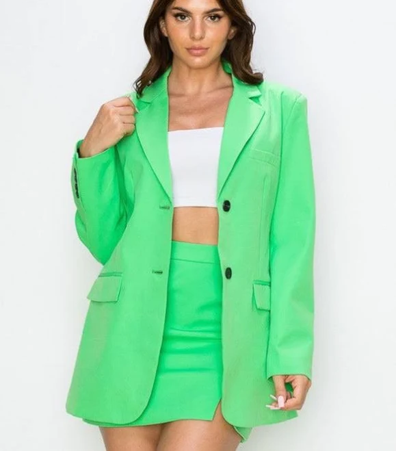 Neon Green Blazer