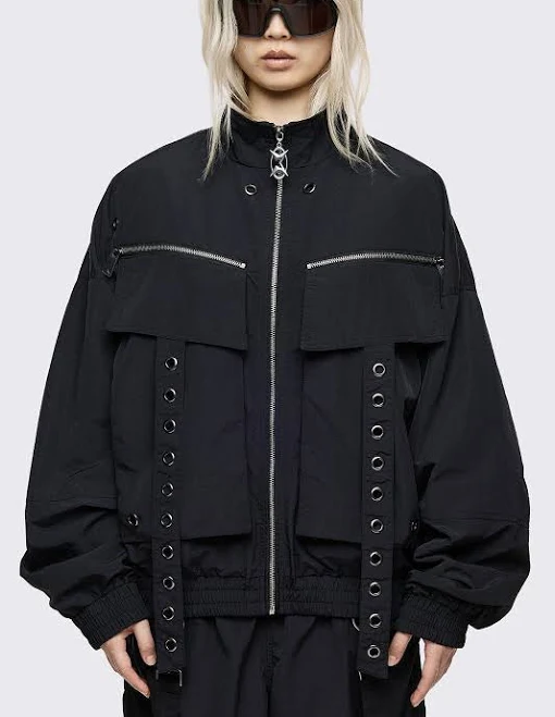 Minga London Oversized Nylon Windbreaker Jacket