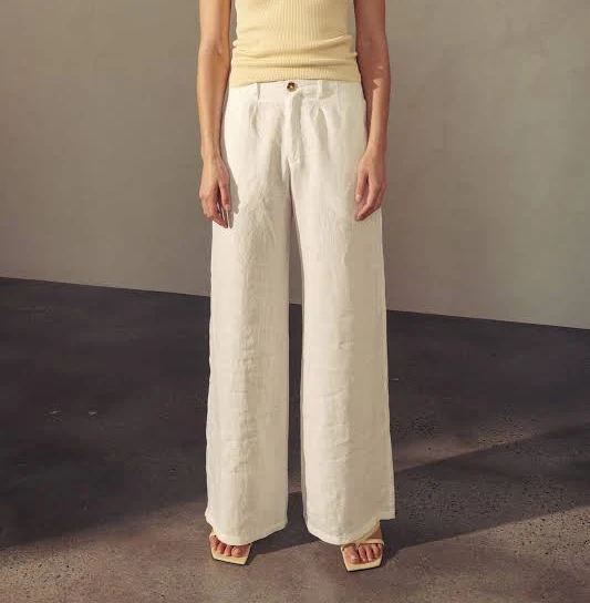 Carlotta Wide Linen Pants