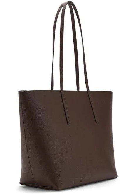 MANGO Women's Double Handle Shopper Tote