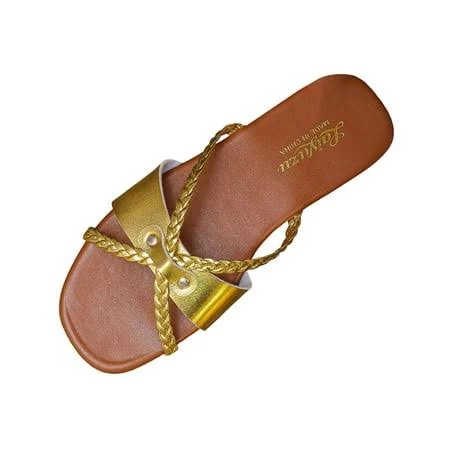 Women's Braided Slide Sandals