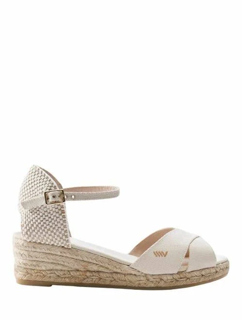 Viscata Salina Canvas Espadrille Sandal Wedges