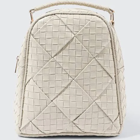 Ardene Women's Quilted Woven Mini Backpack